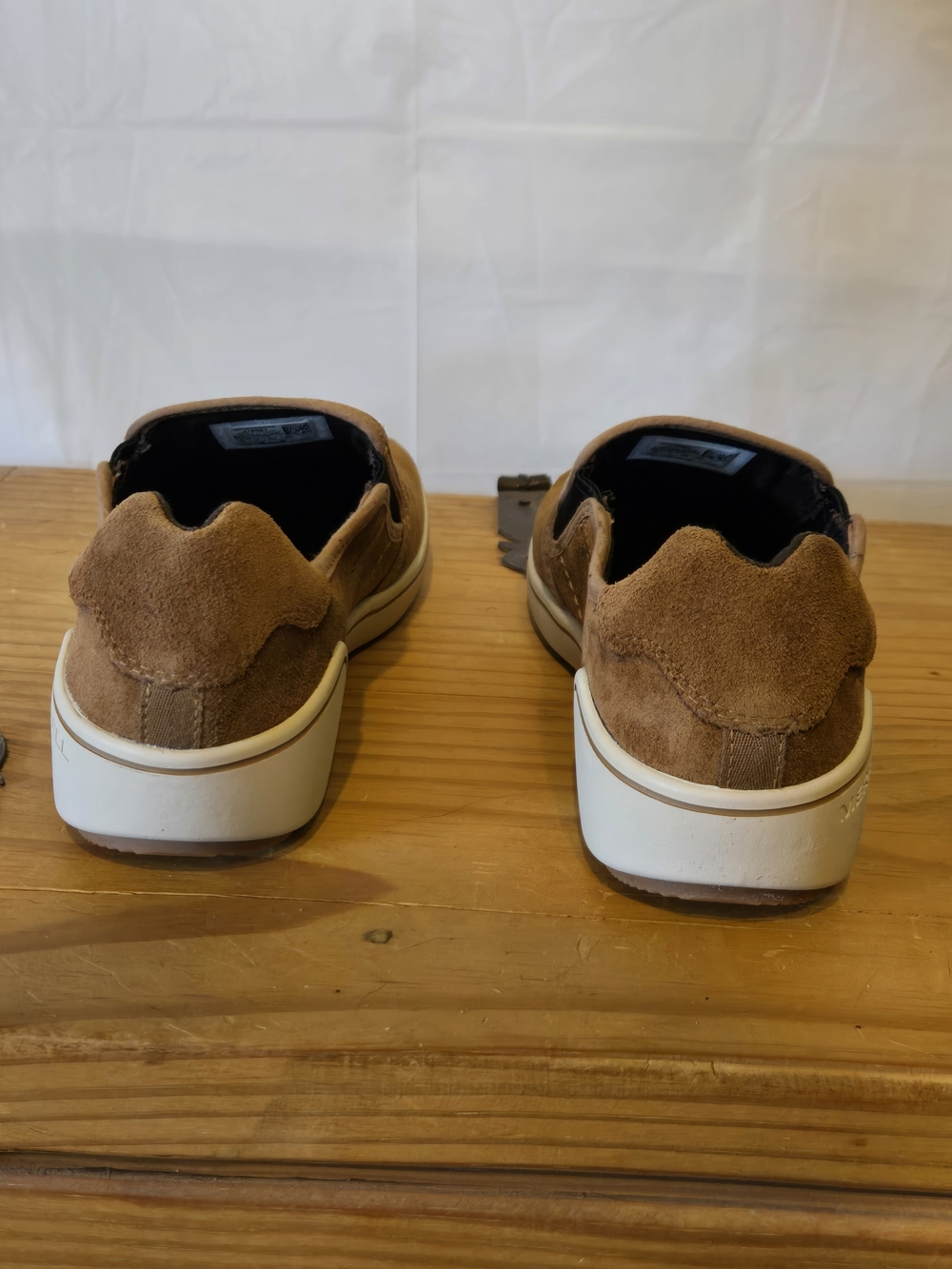 NWT- Merrell Men’s Primer Laceless LTR Suede Shoes US Size 9.5 - Tobacco Brown - Picture 5 of 9